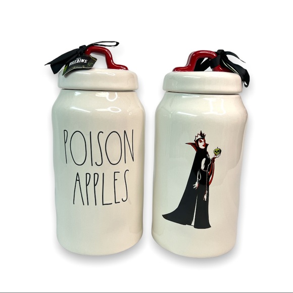 Rae Dunn Disney Villains Edition Evil Queen Ceramic Canister - Picture 3 of 6